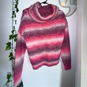 By&By Chunky Knit Colorblock Sweater – Size S